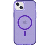 Tech21 Evocheck Flexible Gel Étui pour IPHONE 14 + Flexshock Protection - Violet
