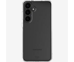 tech21 EvoClear Coque pour Samsung Galaxy S25+ - Anti-jaunissement et Anti-Rayures - Transparente