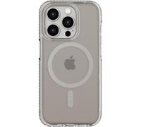 tech21 Evo Crystal - iPhone 15 Pro - Compatible avec MagSafe - Coque de Protection Contre Les Chocs - Titane Naturel