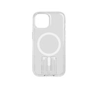 tech21 EvoCrystal Kick Coque pour iPhone 16e/15 - Compatible avec MagSafe - Coque de Protection Contre Les Chocs - Blanc