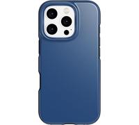 tech21 EvoDusk - Coque de Protection Contre Les Chocs pour iPhone 16 Pro - Compatible avec MagSafe - 15 Fois testée Selon la Norme Militaire - Bleu/Noir