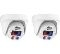 Techage †caméras de surveillance, résolution 4MP & 5MP, design dôme, 2 pcs 5MP CAM B