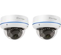 Techage †caméras de surveillance, résolution 4MP & 5MP, design dôme, 2 pcs caméra 4MP