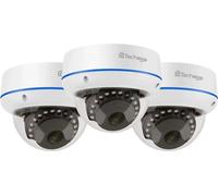 Techage †caméras de surveillance, résolution 4MP & 5MP, design dôme, 3 pcs caméra 5MP