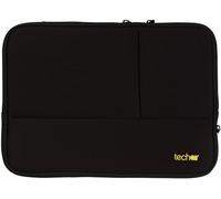 TECHAIR 15.6 " Néoprène Plus Notebook Manche Avec Faux Fourrure Doublure Noir