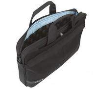 TECHAIR Sacoche informatique Souple Moderne Premium 15.6"" - Protection Latérale - Attache Trolley - Noire - Doublure Bleue
