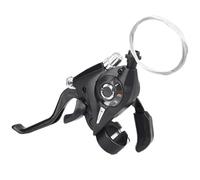 TECHAUTO 1 Paire 3 7 8 Vitesses vélo Manette de Vitesse Frein Pouce Manette de Vitesse Levier de Frein VTT vélo dérailleur équitation leviers de Frein(Only Left 3 Speed)