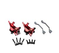 TECHAUTO Étrier de Frein à Disque hydraulique R1, Double Action, Route CX Gravier Cyclocross BMX vélo Pliant R1 Post is Mount 160mm(R1 Red - NO rotors)
