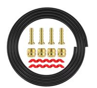 TECHAUTO Freins Frein à Tambour pour Vélo Tuyau de Frein à Disque hydraulique, boîtier de Tube de vélo adapté à Shimano adapté à Magura adapté à Sram SM-BH90 BH59 Vélo de Frein à Tambour(BH59-Black)