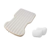 TECHAUTO Le Camping Matelas Matelas Autogonflant pour Convient pour Tesla, Matelas Gonflable De Voyage Et De Camping Lit de Voiture(ADD headrest White)