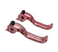 TECHAUTO Poignée de Levier de Frein adaptée à Shimano SLX M6100 XT M8100, Accessoire de réparation de Remplacement de Frein hydraulique(A Pair of Pink Brake)