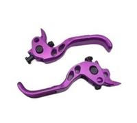 TECHAUTO Poignée de Levier de Frein adaptée à Shimano SLX M6100 XT M8100, Accessoire de réparation de Remplacement de Frein hydraulique(A Pair of Purple Bra)