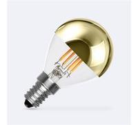TechBrey Ampoule à filament LED E14 4W 400 lm G45 Gold Reflect 2200K Super chaud G