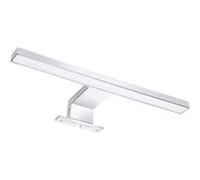 TechBrey Applique LED Salle de Bain Carl 5W Argentée pour Miroir 6000K Blanc froid G