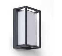 Applique Murale Extérieur Led À Double Diffuseur Sélectionnable Calysta 12 W En Aluminium Cct Anthracite