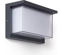 TechBrey Applique murale extérieur LED à double diffuseur sélectionnable Valorian 12 W en aluminium CCT Sélectionnable Rouille Rouille