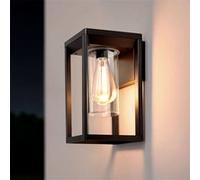 TechBrey Applique Murale Extérieure Aluminium Ankari Noir Noir