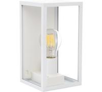 LEDKIA LIGHTING Applique Murale Extérieure Aluminium et Verre Atrium Blanc E27