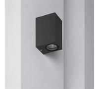 Applique Murale Extérieure Aluminium Miseno Gris Foncé Éclairage Double Face