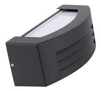 TechBrey Applique Murale Extérieure Aluminium Riva Noir Noir G