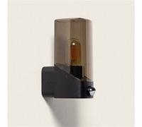 TechBrey Applique Murale Extérieure avec Détecteur PIR Aluminium Pelly Noir Noir