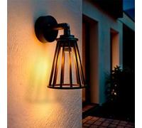 TechBrey Applique Murale Extérieure LED 6W Aluminium Bradda Noir Noir