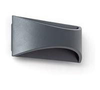 TechBrey Applique Murale Extérieure LED 7 W Aluminium Éclairage Double Face CCT Sélectionnable Gedved Anthracite Anthracite