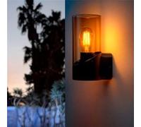 TechBrey Applique Murale Extérieure Pelly Noir Noir