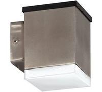 TechBrey Applique Murale Extérieure Solaire LED en Acier Inoxydable Jafaro 3000K Blanc chaud Gris G