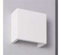 TechBrey Applique Murale LED 7W Plâtre Éclairage Double Face Esmeralda Blanc Blanc G