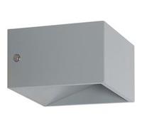 TechBrey Applique Murale LED Aluminium Lico 6W Éclairage Double Face Grise Claire 3000K Blanc chaud Noir G