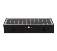 TechBrey Applique Murale LED Extérieure 6W Karl Solaire Noir Blanc Chaud 3000K 97 mm G