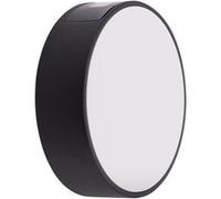 TechBrey Applique Murale LED Extérieure Aluminium Crono 6W Blanche 3000K Blanc chaud Noir G