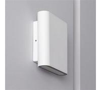 TechBrey Applique Murale LED Extérieure Aluminium Vesta 12W Éclairage Double Face Blanche 3000K Blanc chaud Blanc G