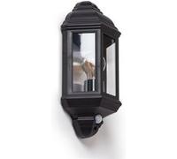 Applique Murale Led Extérieure Pc Avec Détecteur Pir Newquay Noir