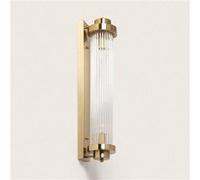 TechBrey Applique murale Marsen métal et verre Doré Doré G