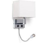 Applique Murale Métal Avec Flex Led De Lecture Waldorf Laiton