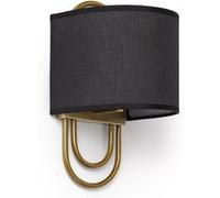 Applique Murale Métal Et Tissu Olivia Noir