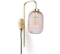 LEDKIA LIGHTING Applique Murale Métal et Verre Belino Rose E27