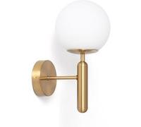 TechBrey Applique Murale Métal et Verre Oto Doré Doré