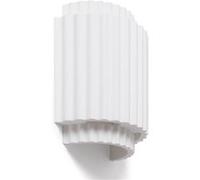 TechBrey Applique Murale Plâtre Double Colum Blanc Blanc G