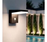 Applique Murale Solaire LED 5W Aluminium avec Détecteur de Mouvement Edwan