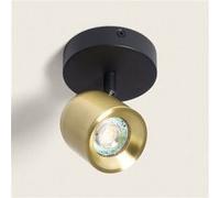 TechBrey Applique Orientable Aluminium Caleb 1 Spot Noir Noir