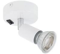 TechBrey Applique Orientable Aluminium Oasis 1 Spot Blanc avec Interrupteur Blanc Blanc G
