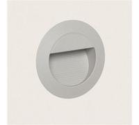 TechBrey Balise Extérieure LED 1.5W en Aluminium Encastrable Olite IP65 Argenté Argenté
