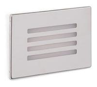 TechBrey Balise Extérieure LED 3W Encastrable au Mur Elis Noir Noir G