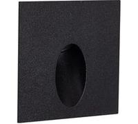 TechBrey Balise Extérieure Murale LED Encastrable 3W Carrée en Aluminium Ellis Noire 4000K Blanc neutre Noir G