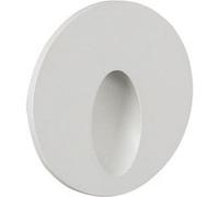 TechBrey Balise Extérieure Murale LED Encastrable 3W Ronde Boiler Blanche 2700K Blanc chaud Blanc G