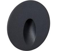 Balise Extérieure Murale LED Encastrable 3W Ronde en Aluminium Boiler Grise