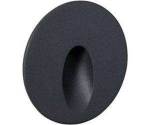 TechBrey Balise Extérieure Murale LED Encastrable 3W Ronde Boiler Grise 4000K Blanc neutre Gris G